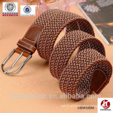 China correia de couro fábrica grossista Fivela de pino das mulheres Elastic Belts